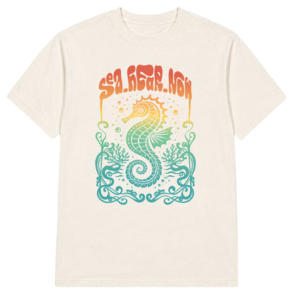 Seahorse Lineup Tee