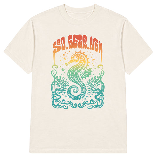 Seahorse Lineup Tee