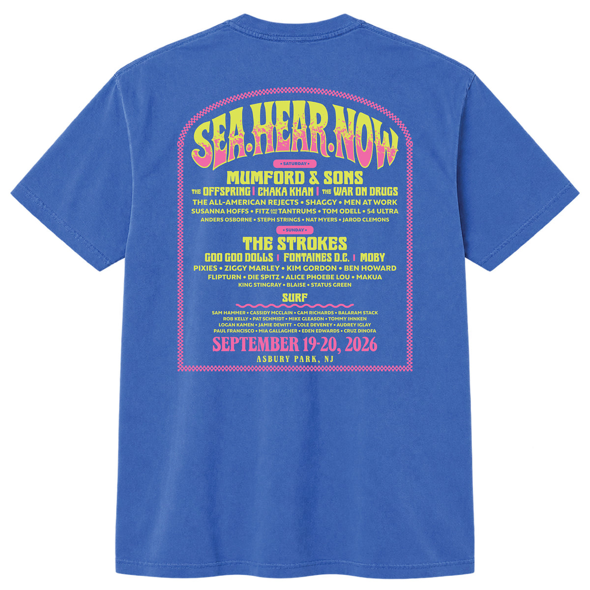 Asbury Lineup Tee