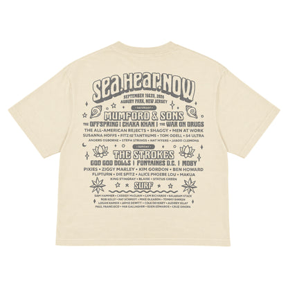 Turtle Lineup Crop Tee