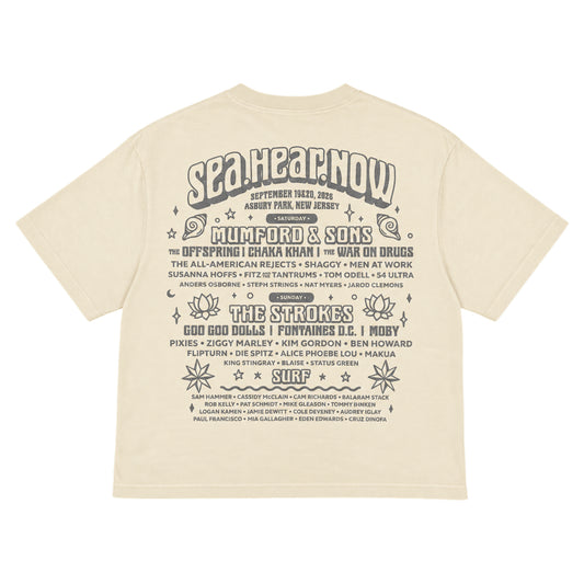 Turtle Lineup Crop Tee